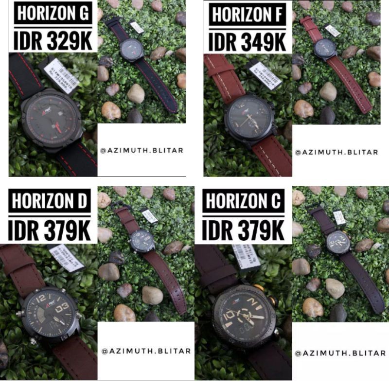 JAM TANGAN ANALOG ORIGINAL REI AREI CRONOS HORIZON C D E F G SERIES