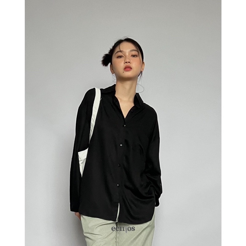 ECINOS - NANA Shirt - Black - 1x pakai