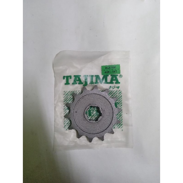 Gir gear depan klx 150 dtracker 14 428 tajima bukan sss extreme TK