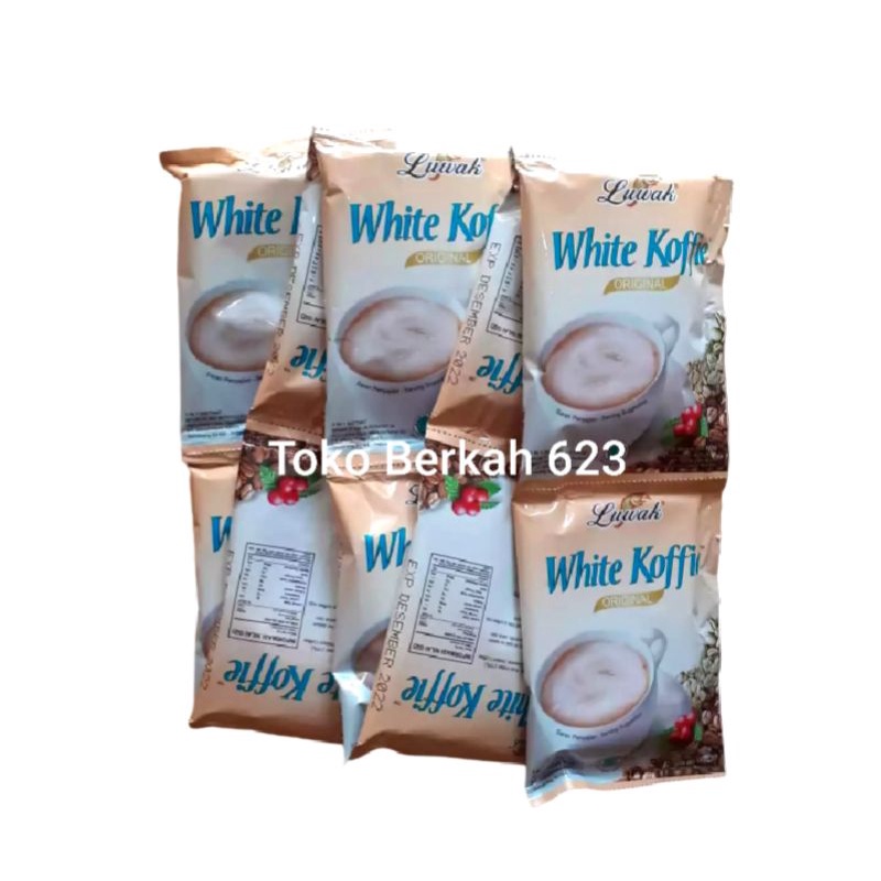 LUWAK WHITE KOFFIE Netto 20gr Isi 10