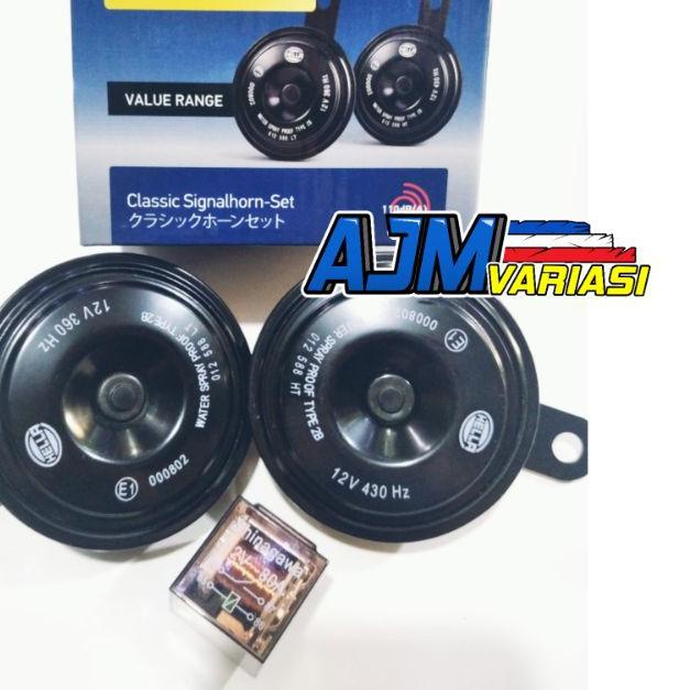 ➼ Klakson Hella Classic Suara Mobil Avanza Innova ֍