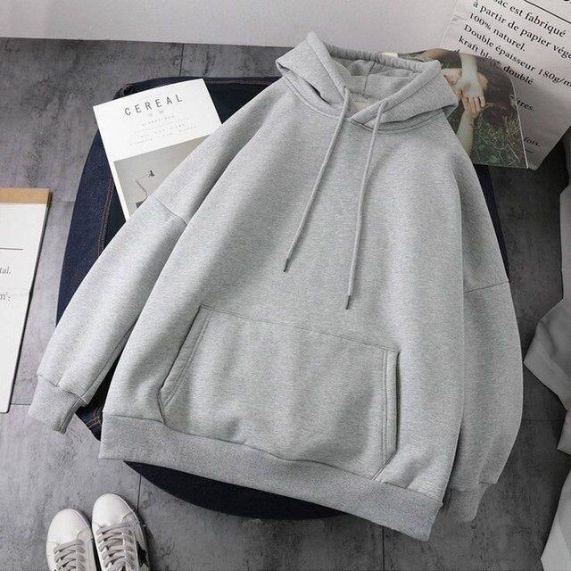 Parisdivarious Sweater Hoodie Jemper Distro Polos Part 1 Bahan Fleece Size S - XXL (Pria &amp; Wanita)