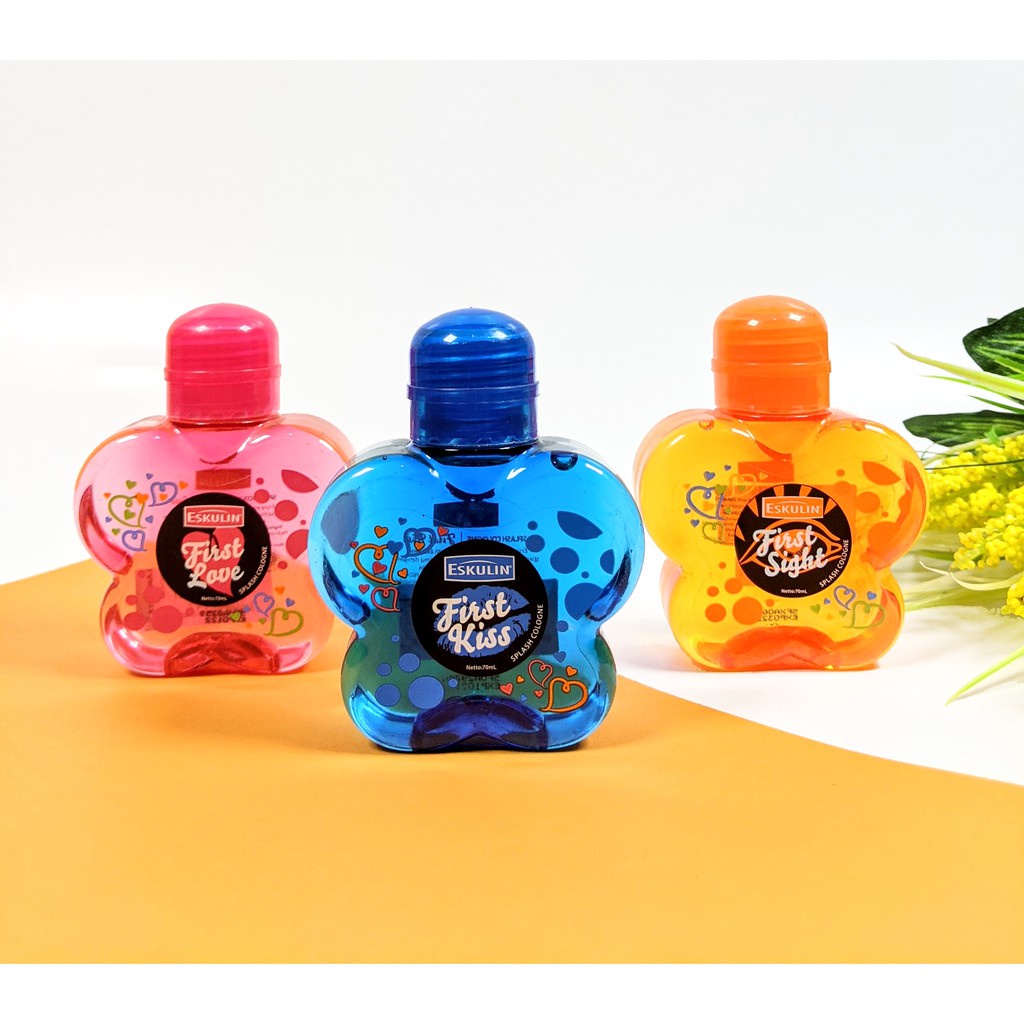⭐BAGUS⭐  ESKULIN  SPLASH COLOGNE KUPU - KUPU  | First Date / Kiss / Love / Sight 125ml