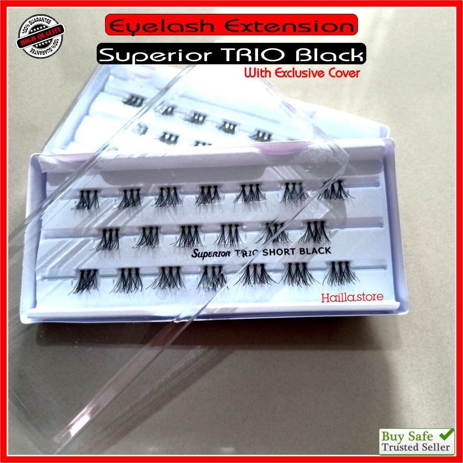 Bulu Mata Eyelash Extension TRIO Kualitas Export PREMIUM QUALITY