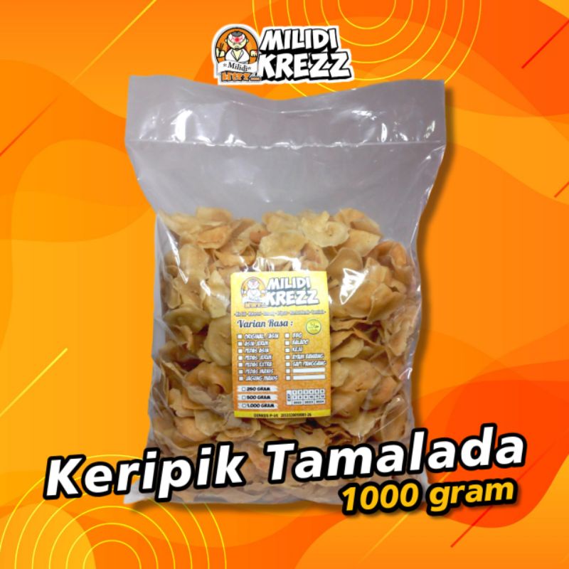 

Keripik Tamalada 1kg Cemilan Kripik Pedas