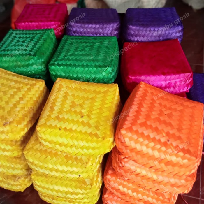 

[ Halodul ] besek warna 22*22*8 - kuning telur