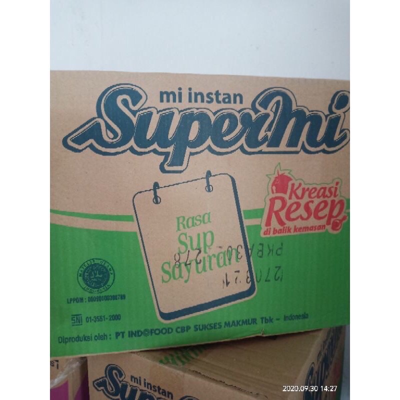 

1 ds SUPERMI SUP SAYURAN