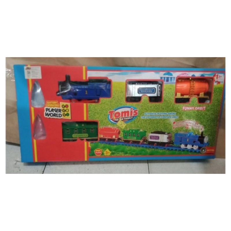 Mainan Anak Kereta Asap Thomas Mainan Kereta Rel Tomis Mainan Train Set