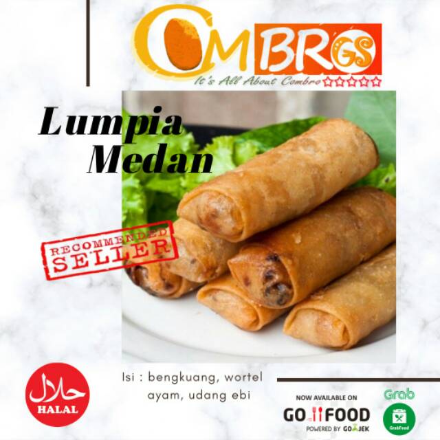 

Lumpia medan isi bengkuang, ayam,ebi ,wortel (isi 10pcs) frozen