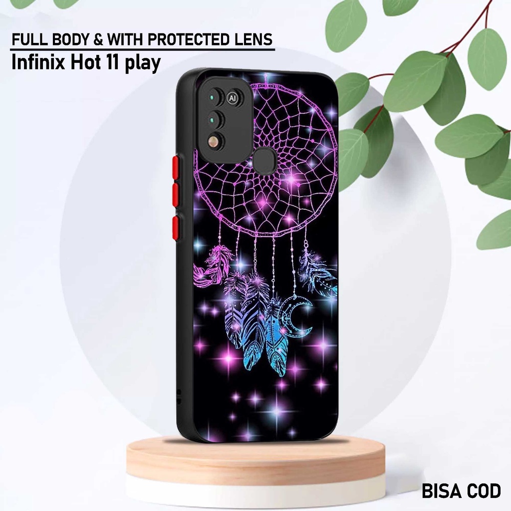 Case Infinix Hot 11 Play - Motif Case [ Dream Cathcer ] - Hardcase Infinix Hot 11 Play - Softcase In