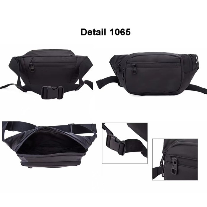 Tas Pinggang Pria Calvin 1065 / Waist Bag Multifungsi Pria 1065 (READY STOCK)