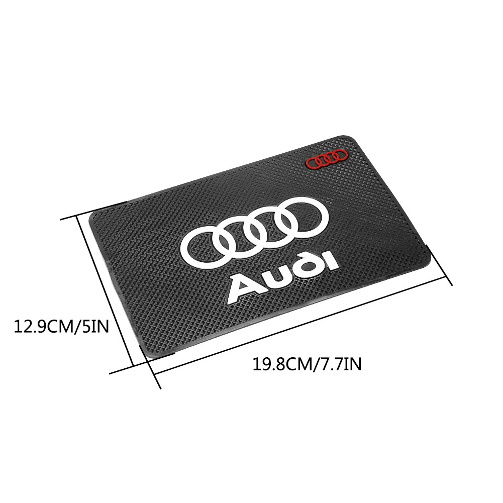 Non-slip Mat Dashboard Mobil Tikar Lengket untuk Audi RS Garis A3 A4 A5 A6 A7 A8 Q2 Q3 Q4 Q5 Q6 Q7 Q8