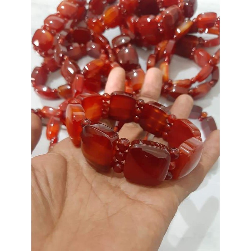 gelang batu Sulaiman madu model kotak