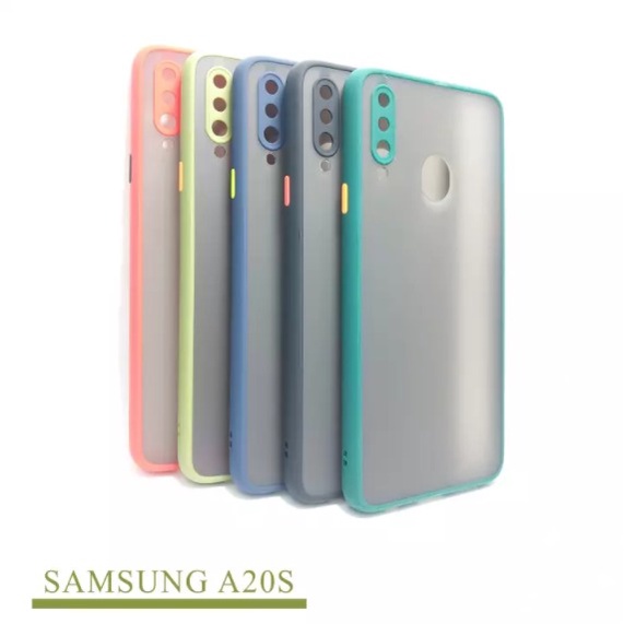 CASE MATTE SAMSUNG GALAXY A20S TRANSPARAN FUZE MACARON MY CHOICE - FA