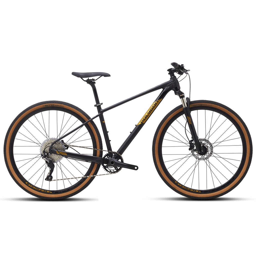 Sepeda Full Bike Polygon Heist X7 700c Hybrid Gravel Urban City Bike Black