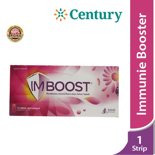 Imboost Strip 10 Tablet/ Echinacea Tablet/ Daya Tahan Tubuh dewasa