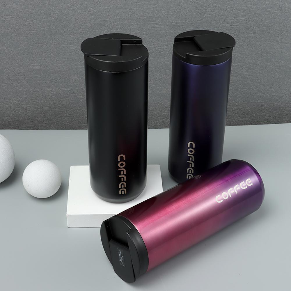 Solighter Mug Kopi Stainless Steel Vacuum Insulated Thermal Flask