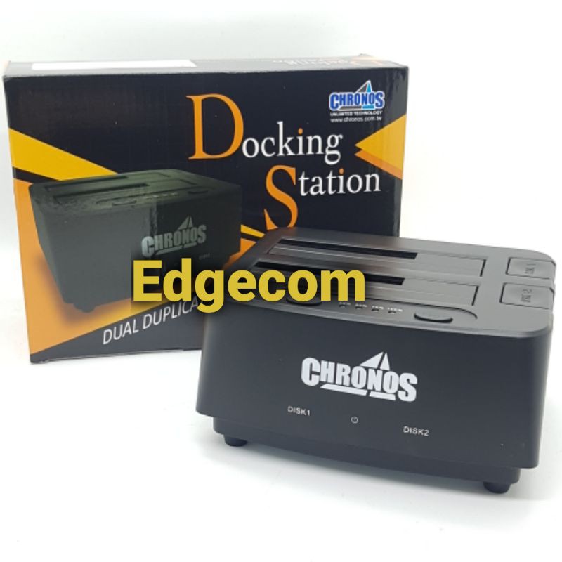 Docking Station Dual Duplicator Hdd 2.5 dan 3.5 SATA Chronos