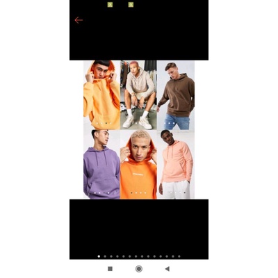 ASOS DESIGN Cotton Hoodie