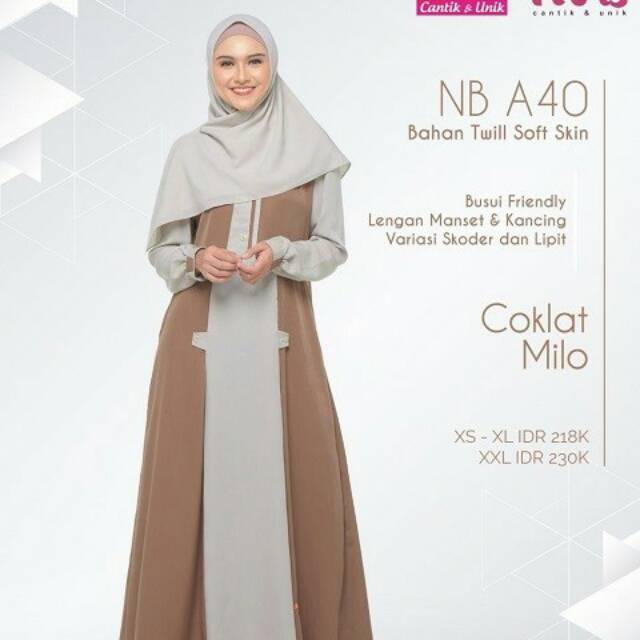 GAMIS NIBRAS NB A40, GAMIS NIBRAS TERLARIS.