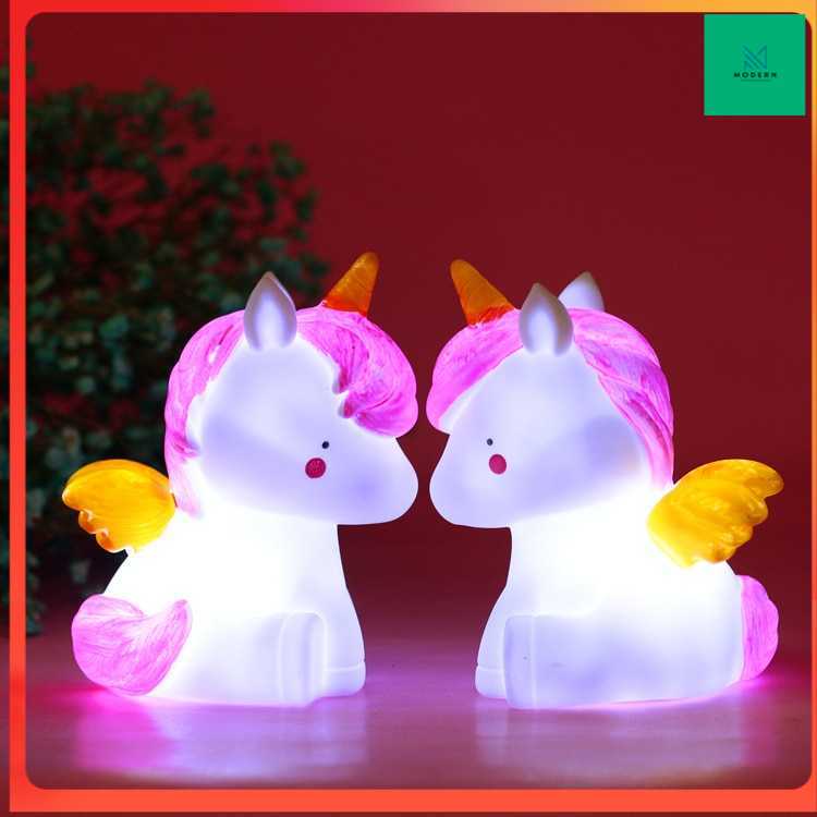 TD-DGD Luminaria Lampu Tidur Bayi Malam Model Pegasus Unicorn Lucu - GP-ZS0