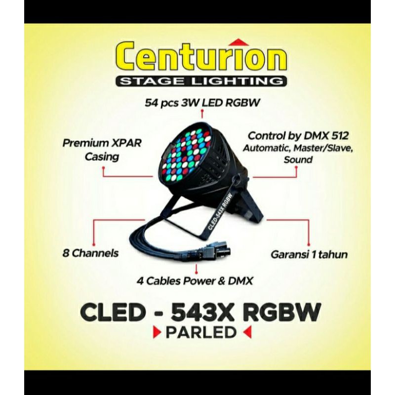 Parled Centurion CLED - 543X RGBW Original