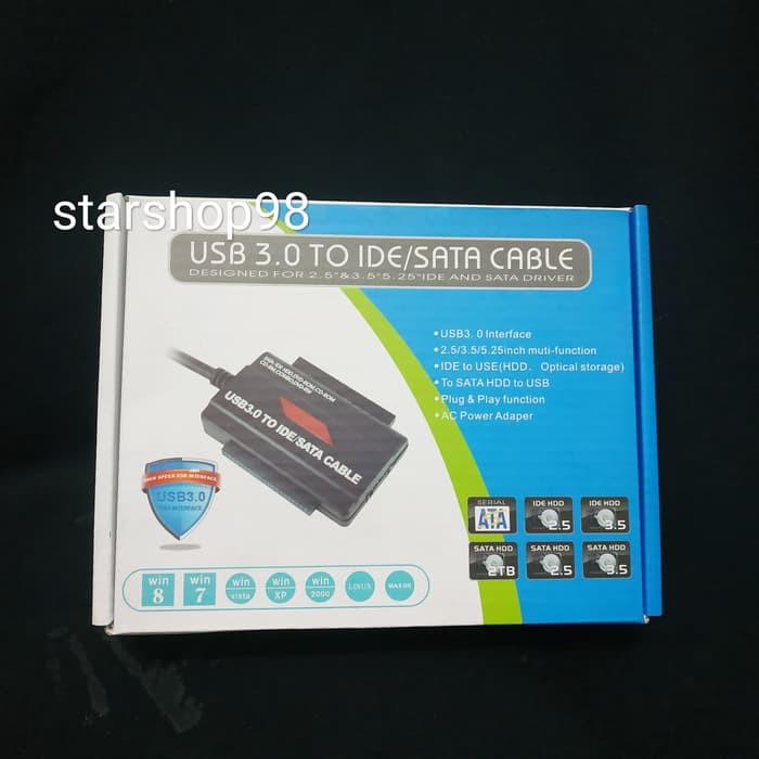 "KABEL R DRIVER USB 3.0/2.0 TO SATA/IDE"