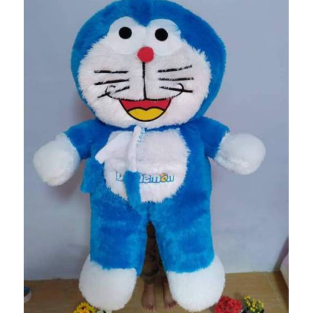 Boneka doraemon  jumbo syal 90cm