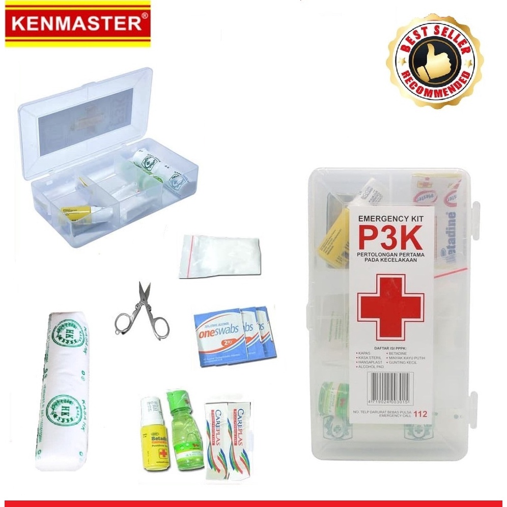 Kotak P3K - Kotak Obat PPPK Mini Kenmaster