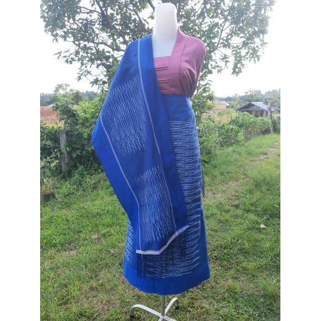 SONGKET TENUN BATAK SIBOLANG RASTA CANTIK SARUNG SELENDANG WANITA PAKAIAN ADAT EREMPUAN