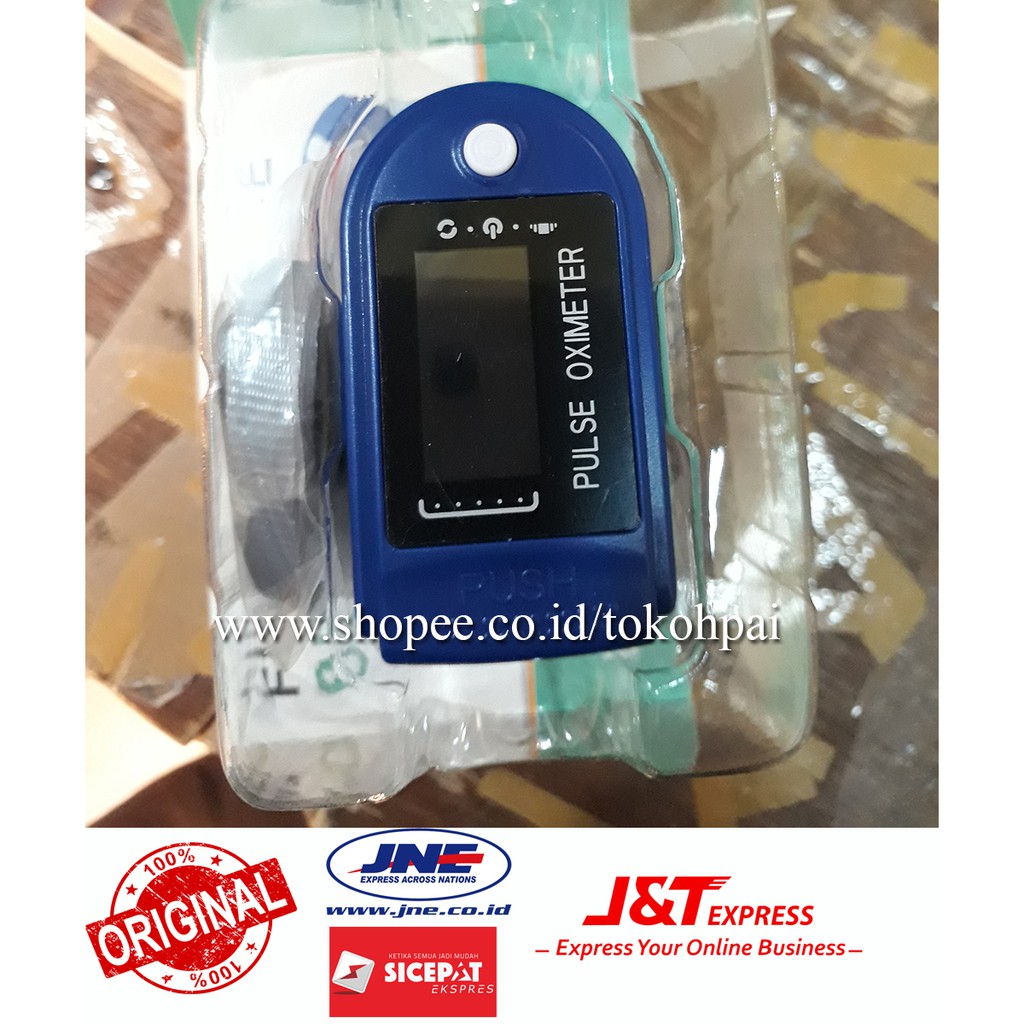 PULSE OXIMETER OXYMETER LCD /  FINGERTIP FULL COLOR KADAR OKSIGEN LK88