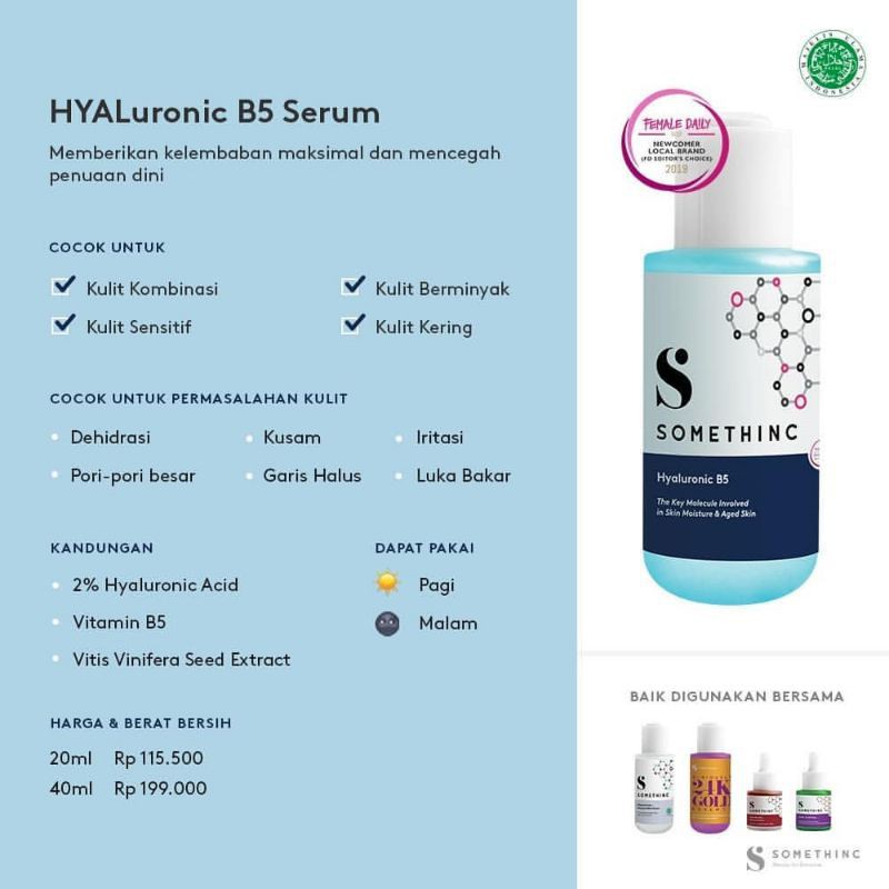 [SOMETHINC] HYALuronic B5 20ml