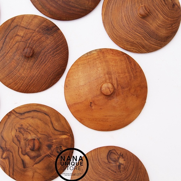 TUTUP GELAS - Coaster Kayu/ Tutup Gelas/ Tray Kayu/ Tutup Cangkir