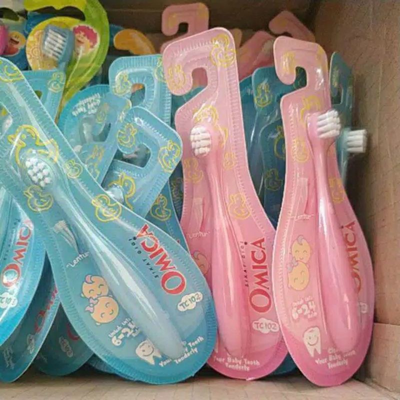 BISA COD Sikat gigi omica 6-24 bulan sikat baby anak bayi 1+ tahun tooth brush