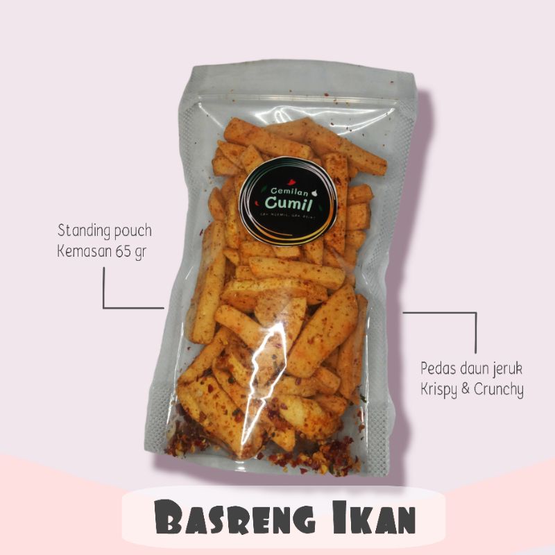 

Basreng Ikan Pedas daun jeruk