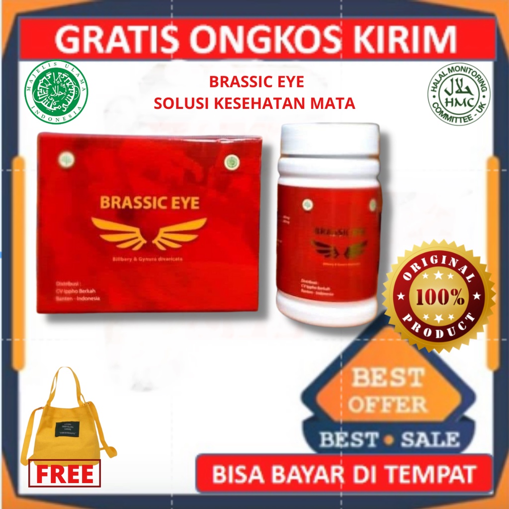 Brassic eye Original 100% Mata lelah Mata Sering Pusing Sakit Mata minus Kesehatan Mata by Ippho Santosa