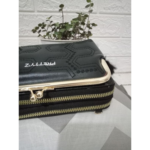 Tas Selempang Kulit Wanita Dompet Hp Cewek Tas Multifungsi Mini Bag C268