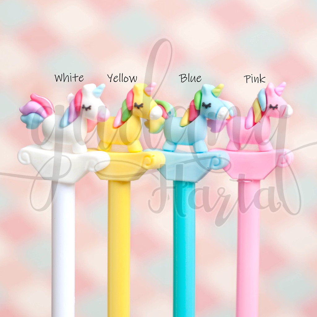 

Pulpen Gel Unicorn Kuda Poni Unicorn Pena Lucu Bolpen Unik GC 307152