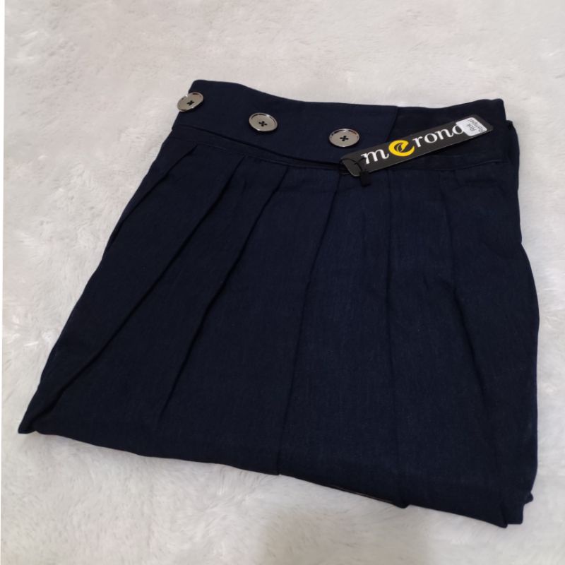 Rok Jumbo Rempel Wanita Katun Supernova SUPER PREMIUM Bawahan Wanita Berkualitas-DARK NAVY