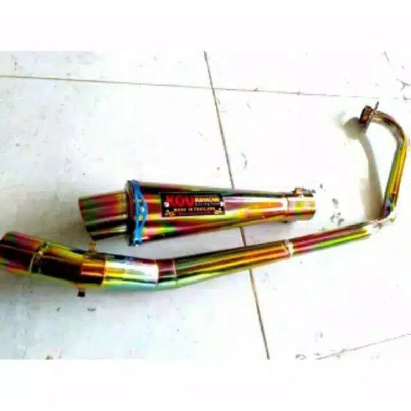Knalpot kou blu bunglon satria fu satria satria fu