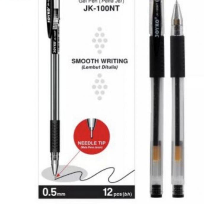 

Recomend Gel Pen Pulpen Pena Joyko JK-100NT Black 0.5 mm 1 Pack 12 Pcs ホ