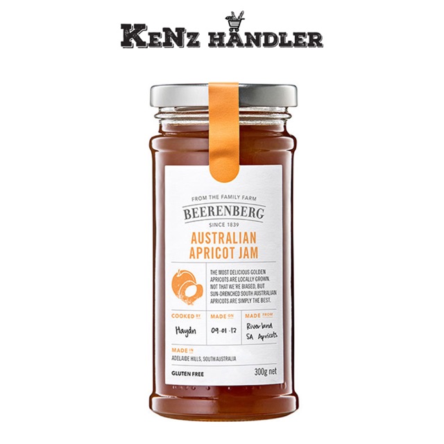 

BEERENBERG APRICOT JAM 300 gr at KeNz Händler