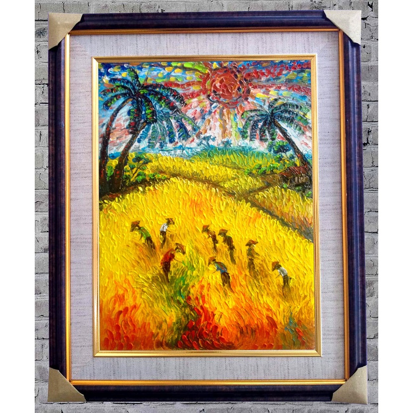 lukisan panen raya
