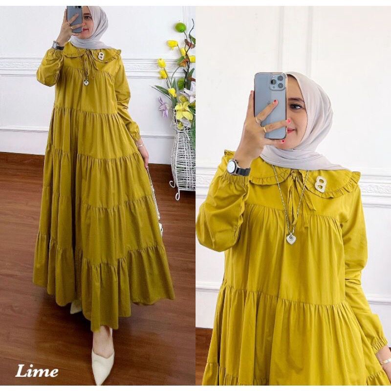 DRESS MUSLIM, baju wanita, baju gamis, dress, gamis, Baju gamis, fashion wanita, Mora Dress