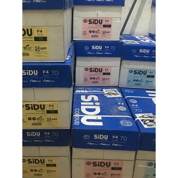 

Kertas HVS Warna F4-70 SIDU - Merah Muda