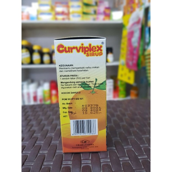 Curviplex Sirup 60ML/Suplemen Makanan