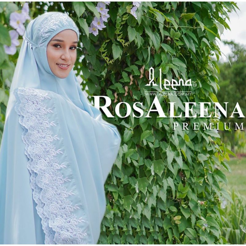 Mukena Rosaleena Bordir bisa untuk size Jumbo promo!!