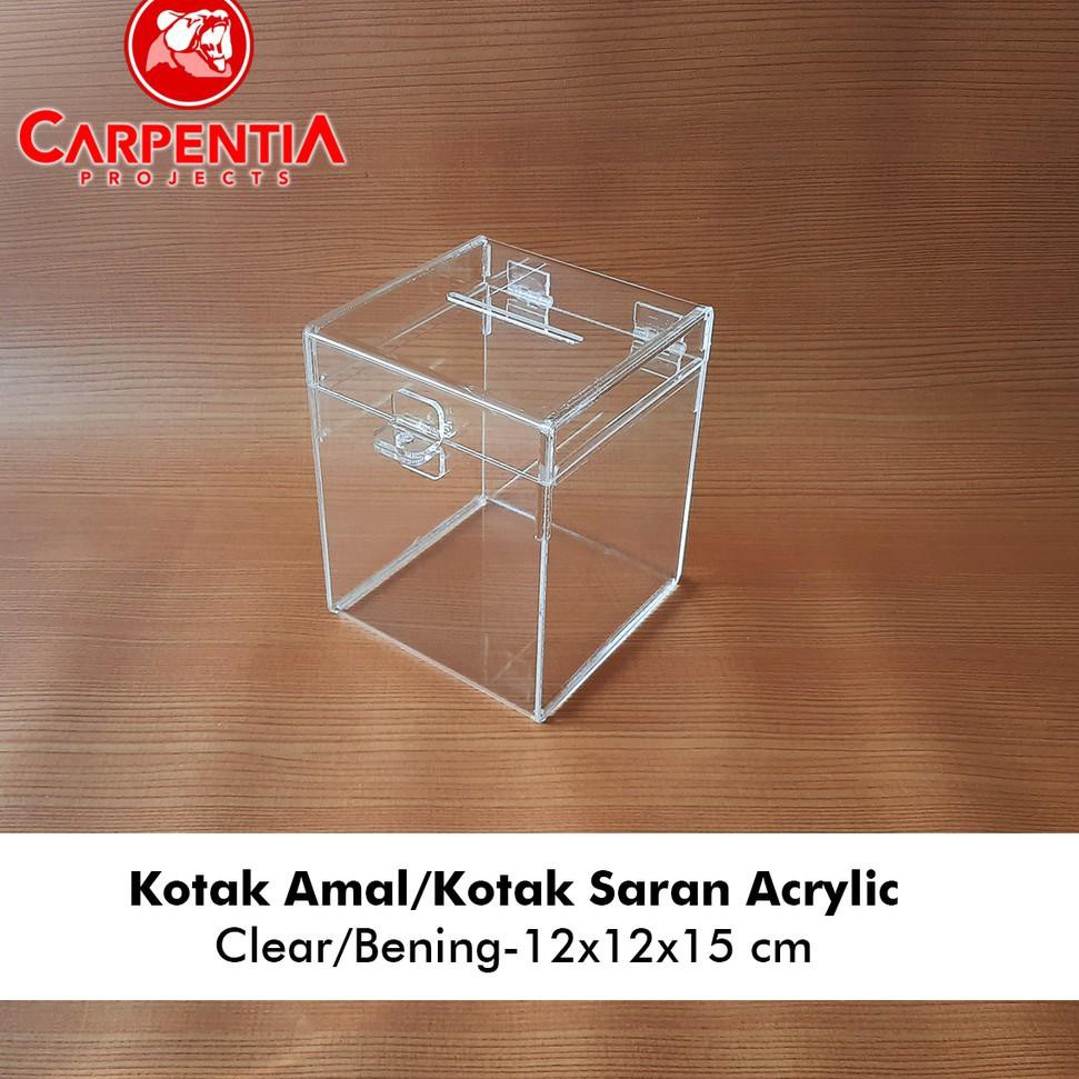 

Tt7> Kotak Amal Acrylic/Kotak Saran Akrilik 12x12x15 cm - Varian Warna - Tipe A(siap Kirim)qH9>