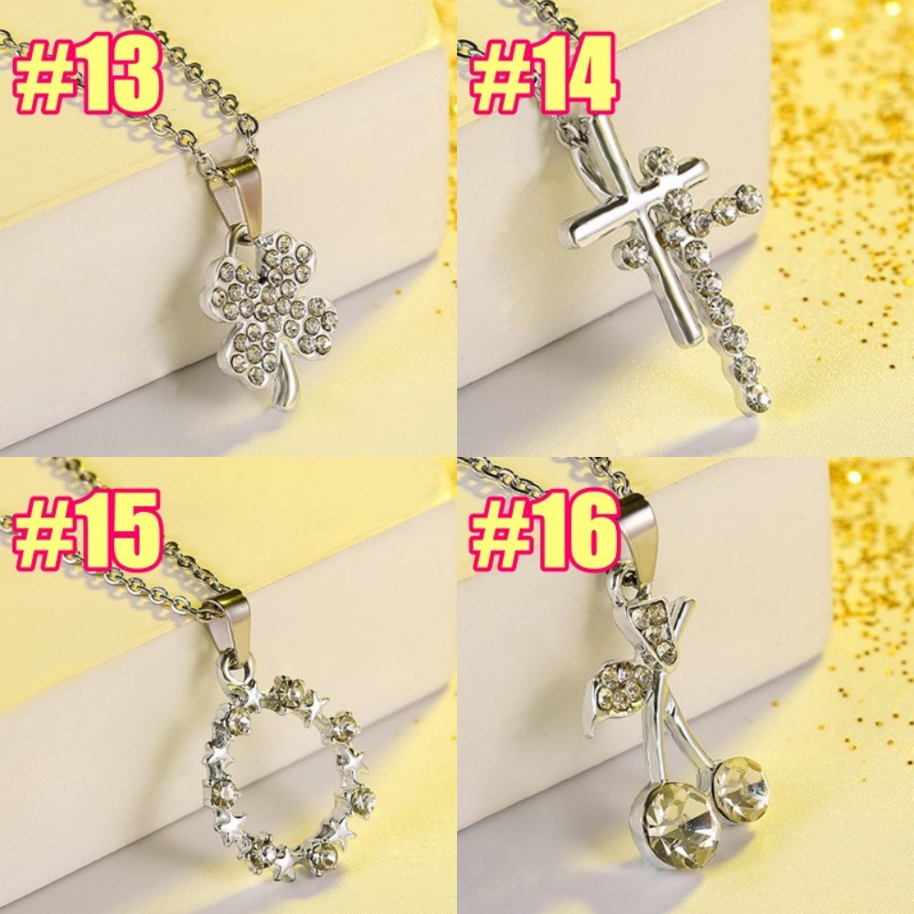 ✿AYN✿   Kalung Liontin Stainless FA02 Trendy Fashion Wanita Korea Aksesoris Murah