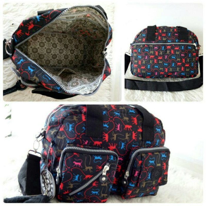 PROMO TAS KIPLING 2IN1 MOTIF/TAS SHOULDER/TAS SELEMPANG K1123 Terlaris